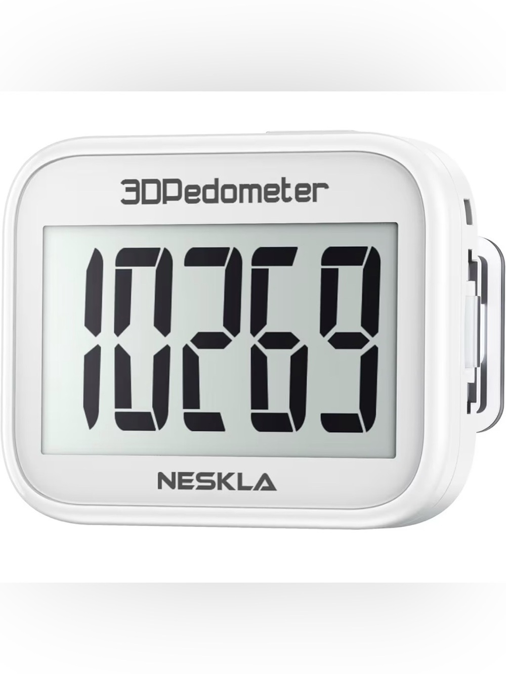 NESKLA 3D Pedometer in White